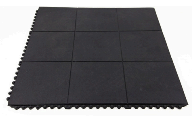 Anti-slip safety mats with textured surface for workplace safety and accident prevention